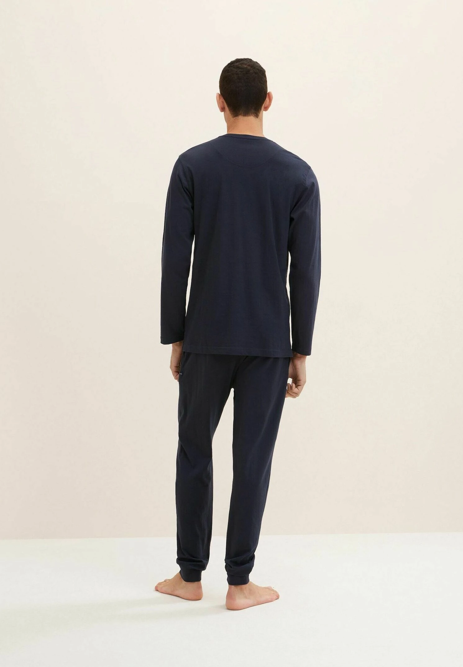 Tom Tailor Mit Logo Print Set - Pyjama - Blue Dark Solid 4 Tom Tailor Mit Logo Print Set - Pyjama - Blue Dark Solid - Afbeelding 2