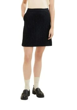 Tom Tailor Mit Nadelstreifenmuster - Minirok - Black Irregular Pin Stripe -Tom Tailor Winkel 75bd851005614322a41a76731cf2708b