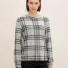 Tom Tailor Gemustertes  - Longsleeve - Printed Big Check Cosy Fabric -Tom Tailor Winkel 7644821007eb438eab984cc9e4b657fd