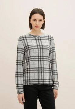 Tom Tailor Gemustertes  - Longsleeve - Printed Big Check Cosy Fabric