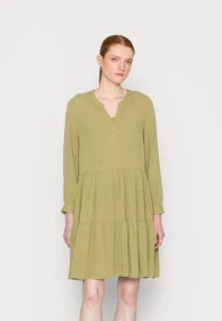 Tom Tailor Crincled Tired Dress - Jurk - Moderate Olive