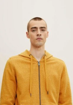 Tom Tailor Fine Striped- Sweater Met Rits - Flame Brown Injected Stripe -Tom Tailor Winkel 76d8cebf10ea44218ce85748cfbb32ca