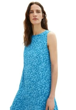 Tom Tailor Volant - Jurk - Blue Geo Design 11 Tom Tailor Volant - Jurk - Blue Geo Design -Tom Tailor Winkel 773a6ade553d40de9b0fc99acfeaab44