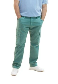 Tom Tailor Plus - Cargobroek - Deep Bluish Green -Tom Tailor Winkel 77e88bb7571748a49051eb5846ce37e9