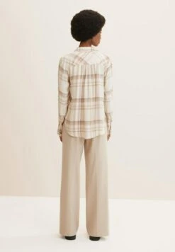 Tom Tailor Overhemdblouse - Beige Check 12 Tom Tailor Overhemdblouse - Beige Check -Tom Tailor Winkel 780e4267b9e54ce68d3fc68b4d9e7212