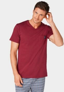 Tom Tailor Pyjamashirt - Red