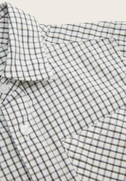 Tom Tailor Overhemd - Off White Small Check -Tom Tailor Winkel 78825928dd6948cb9092004fcb37f548
