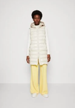 Tom Tailor Long Lightweight Vest - Bodywarmer - Dusty Beige