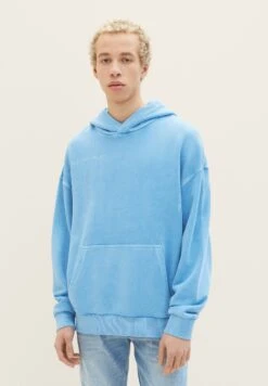 TOM TAILOR Denim Mit Print - Hoodie - Rainy Sky Blue -Tom Tailor Winkel 7a1a85d57b7f4eccb294b6f794f9611d