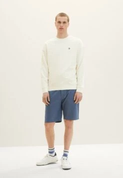 TOM TAILOR Denim Shorts - Navy Blue White Yarn Dye -Tom Tailor Winkel 7a644fd0b98849ad807507c2653808e1