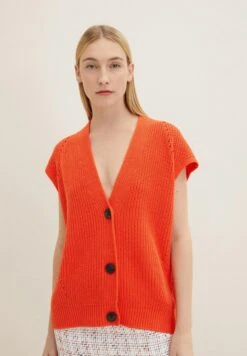 Tom Tailor Vest - Fever Red