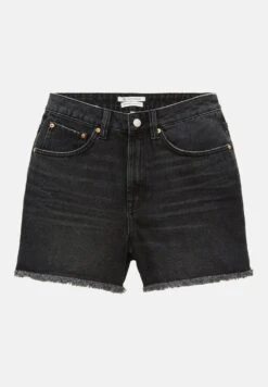 TOM TAILOR Denim Mom - Jeansshort - Used Dark Stone Black Denim -Tom Tailor Winkel 7ad9efca5b8e4d18939347554a5404ed