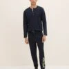 Tom Tailor Mit Logo Print Set - Pyjama - Blue Dark Solid -Tom Tailor Winkel 7ae8f50d72a242ccb92a6022398fc128