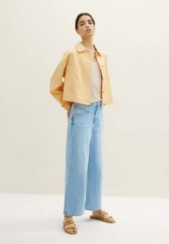 Tom Tailor High Waist Culotte - Flared Jeans - Light Stone Bright Blue Denim -Tom Tailor Winkel 7b02e20e7dbb4955982922a3488e943b