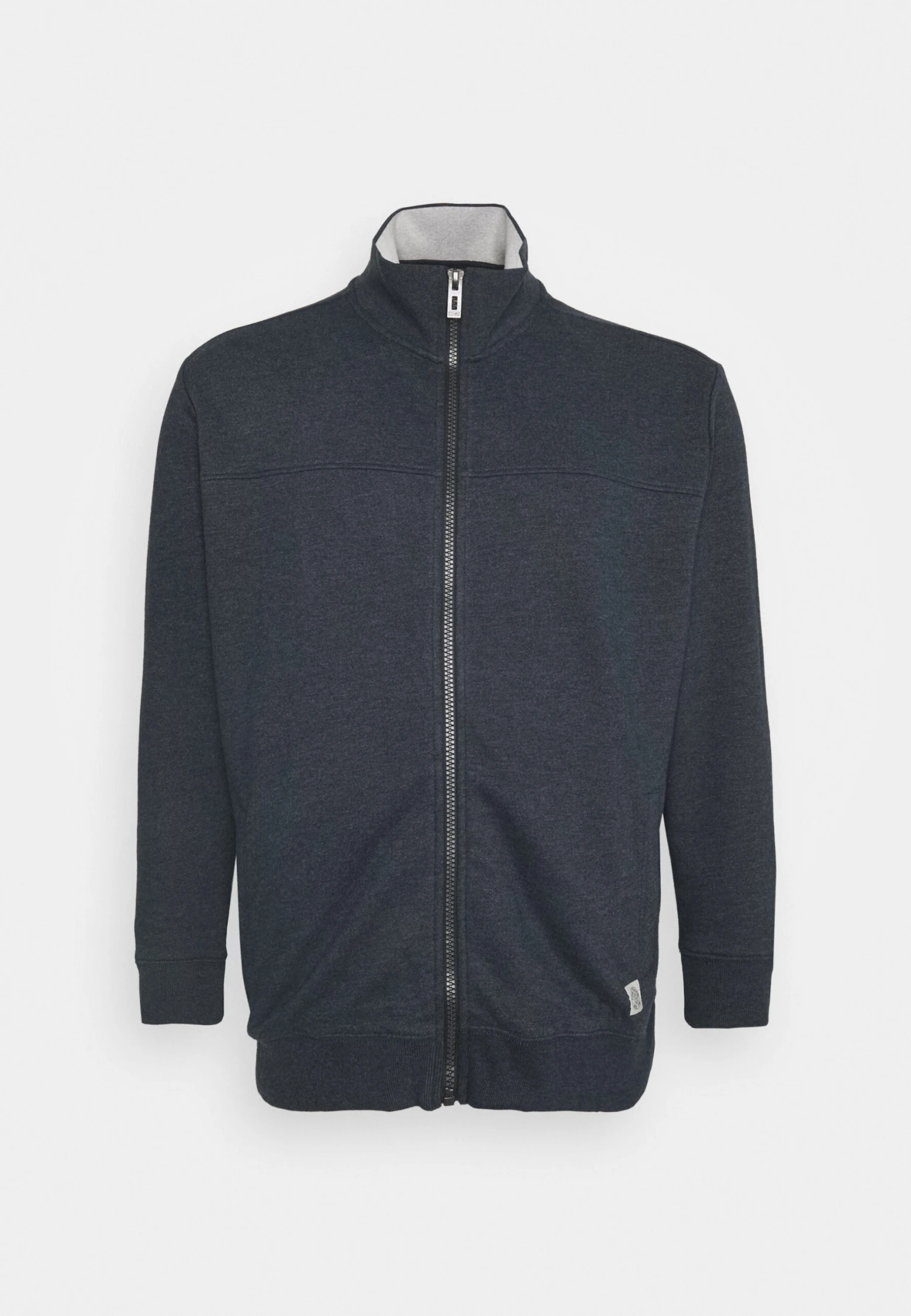 Jacket With Cutline - Sweater Met Rits - Sky Captain Blue/White Melange 3 Jacket With Cutline - Sweater Met Rits - Sky Captain Blue/White Melange