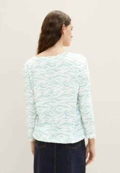 Tom Tailor Gemustertes - Blouse - Blue Small Wavy Design -Tom Tailor Winkel 7c89d8bffb0f4eeaa4cc2902cdf6f4bb