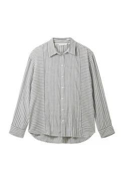 Tom Tailor Overhemdblouse - Navy White Dobby Stripe -Tom Tailor Winkel 7cafbddd43c249b285cab80bb1833b30