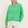 TOM TAILOR Denim Mit Struktur - Sweater Met Rits - Strong Green -Tom Tailor Winkel 7d1e39ef19fc48c8acf76ae7ffa277ee