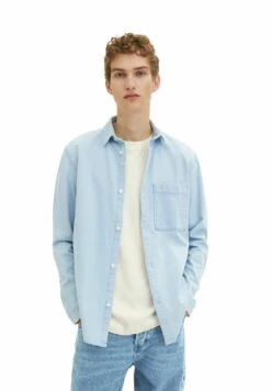 TOM TAILOR Denim Relaxed- Overhemd - Clean Light Stone Blue Denim