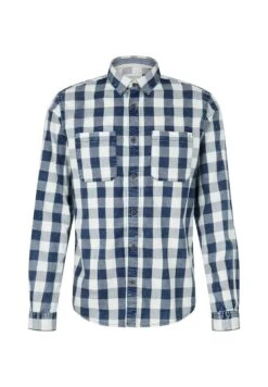 Tom Tailor Mit Karomuster - Overhemd - Indigo Blue Check -Tom Tailor Winkel 7d79744403c24fccbfc77b8f550edc05