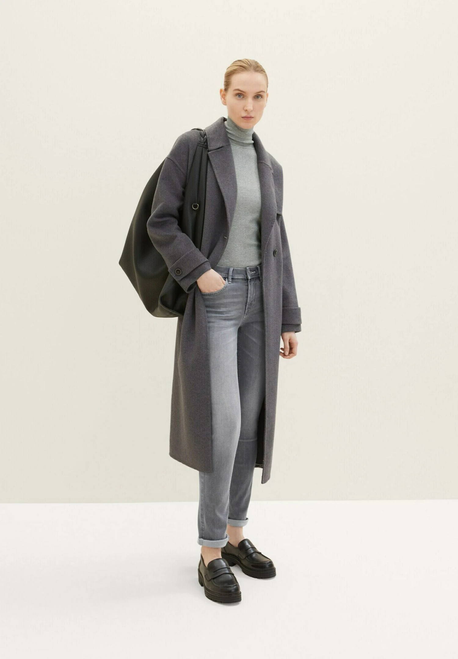 Tom Tailor Alexa - Slim Fit Jeans - Used Mid Stone Grey Denim 6 Tom Tailor Alexa - Slim Fit Jeans - Used Mid Stone Grey Denim - Afbeelding 4