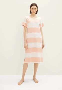 Tom Tailor Mit Streifen - Nachtjapon - Rot Hell Ringel -Tom Tailor Winkel 7ecef512275b474d8aff1e86ed5c89b5