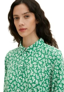 Tom Tailor With Collar - Overhemdblouse - Green Floral Design -Tom Tailor Winkel 7f747b91673f44fdae9862f425600789