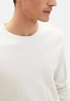 Tom Tailor Mit Struktur - Longsleeve - Vintage Beige Melange -Tom Tailor Winkel 7facab8c03504da3bf834eb8b07ca504