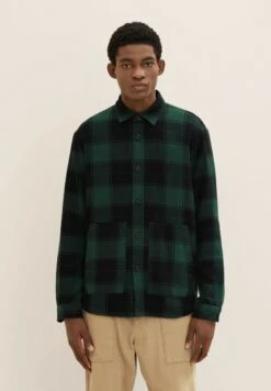 TOM TAILOR Denim Mit Karomuster - Overhemd - Green Black Big Check