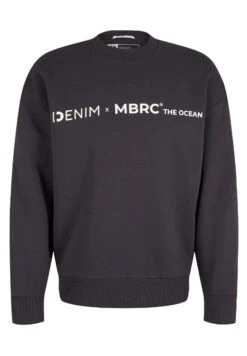 TOM TAILOR Denim Mit Logo Print  - Sweater - Coal Grey -Tom Tailor Winkel 800b4701c5ac40a69cb9ab6986d086d5