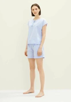 Tom Tailor Mit Struktur - Pyjamabroek - Blue Light Dots -Tom Tailor Winkel 805221b9d4b343c7920ca998b0d739a4