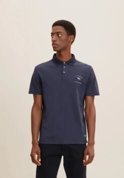 Tom Tailor Mit Logo Stickerei - Poloshirt - Sky Captain Blue