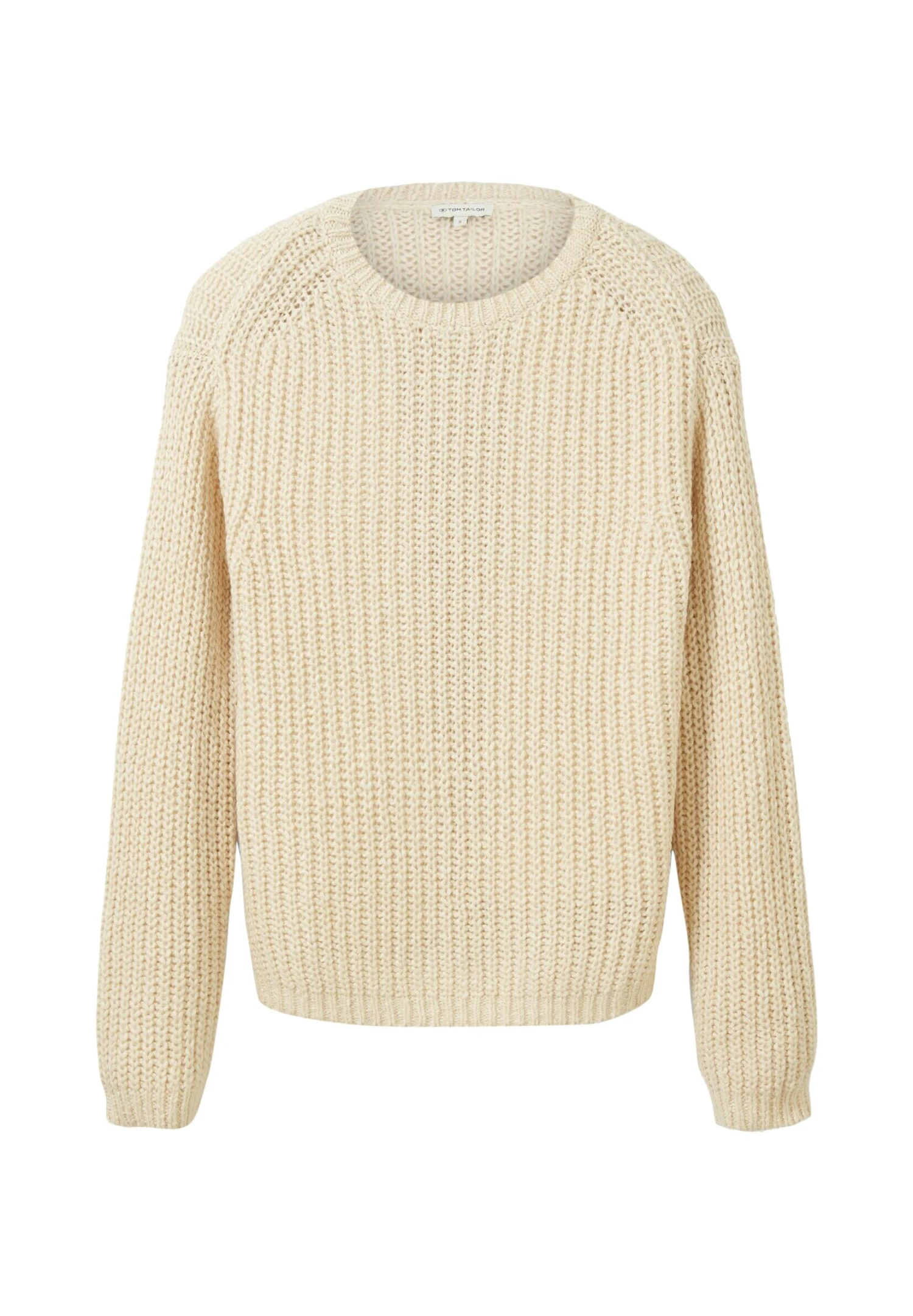 Tom Tailor Trui - Soft Buttercream Melange 7 Tom Tailor Trui - Soft Buttercream Melange - Afbeelding 5