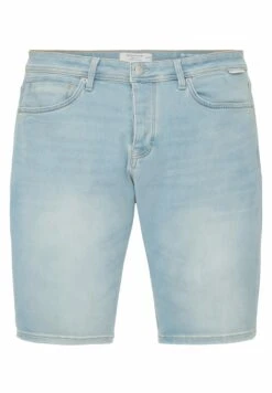 Tom Tailor Josh Regular Slim- Jeansshort - Used Bleached Blue Denim