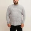 Tom Tailor Langarm - Trui - Grey Twotone White Stripe -Tom Tailor Winkel 81dbf20e44424e4c8de12ef1ccb4af7a