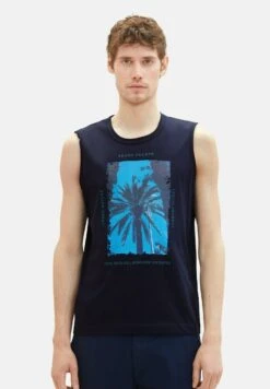 Tom Tailor Tank Mit Print - Top - Sky Captain Blue -Tom Tailor Winkel 81dcb8ac26664b2592699ee8325ca891