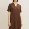 Tom Tailor Jurk - Chocolate Brown 1 Tom Tailor Jurk - Chocolate Brown -Tom Tailor Winkel 82162303064a43ccb484291b05f8e12b