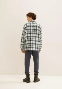 TOM TAILOR Denim Mit Karomuster - Overhemd - Light Beige Green Black Check -Tom Tailor Winkel 821d39048d884769bffbee5679eb17ed