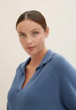 Tom Tailor Trui - Stormy Sea Blue -Tom Tailor Winkel 82ec2f767d1742bebcde29d513542c87