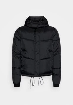 TOM TAILOR Denim Hooded Arctic Puffer Jacket - Winterjas - Deep Black -Tom Tailor Winkel 8346ec98fc444db8a80d297ec326f339