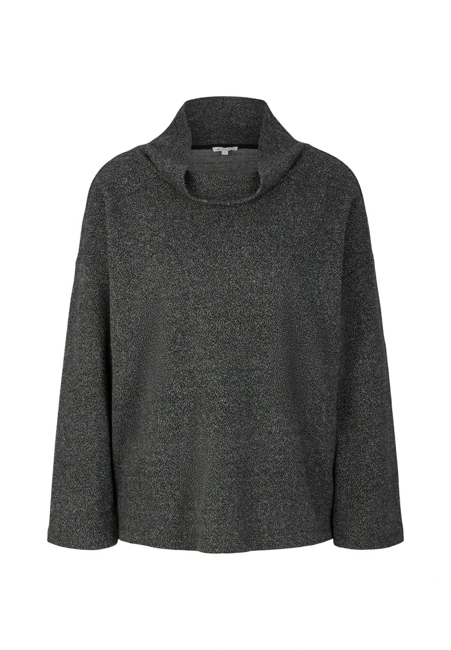 Tom Tailor Trui - Black White Structure Design 7 Tom Tailor Trui - Black White Structure Design - Afbeelding 5