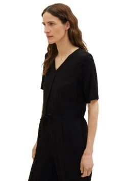 Tom Tailor Overall Mit Gürtel - Jumpsuit - Deep Black -Tom Tailor Winkel 8381ea9daef546aabfa7bfab1f66859b