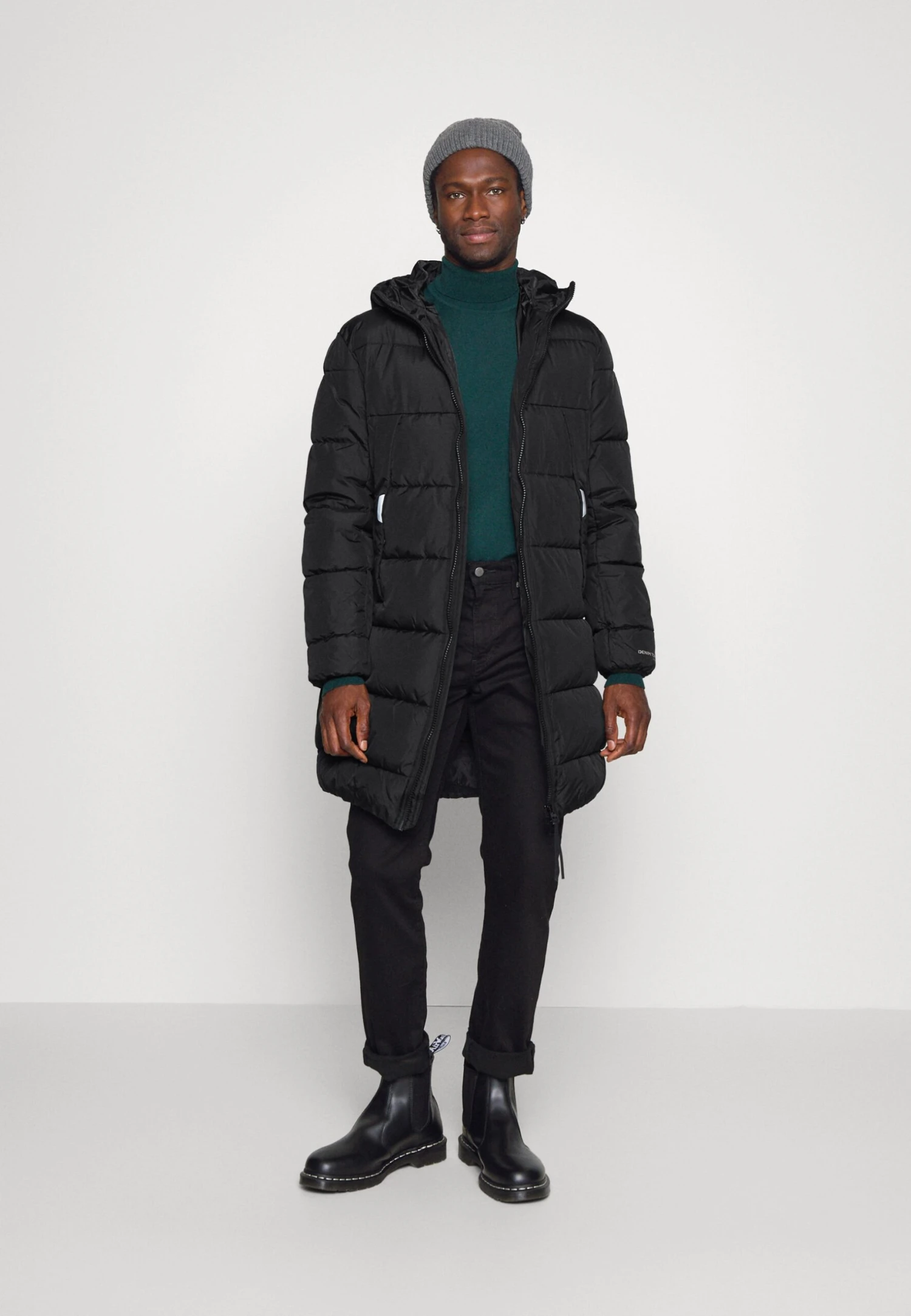 TOM TAILOR Denim Puffer - Winterjas - Black 4 TOM TAILOR Denim Puffer - Winterjas - Black - Afbeelding 2