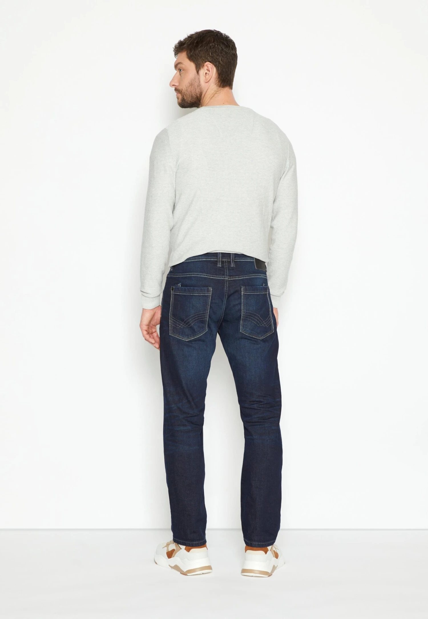 Tom Tailor Marvin - Straight Leg Jeans - Dark Stone/Wash Denim 5 Tom Tailor Marvin - Straight Leg Jeans - Dark Stone/Wash Denim - Afbeelding 3