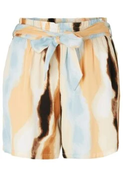 TOM TAILOR Denim Mit Blumenmuster Und Integriertem Gürtel - Shorts - Vertical Batik