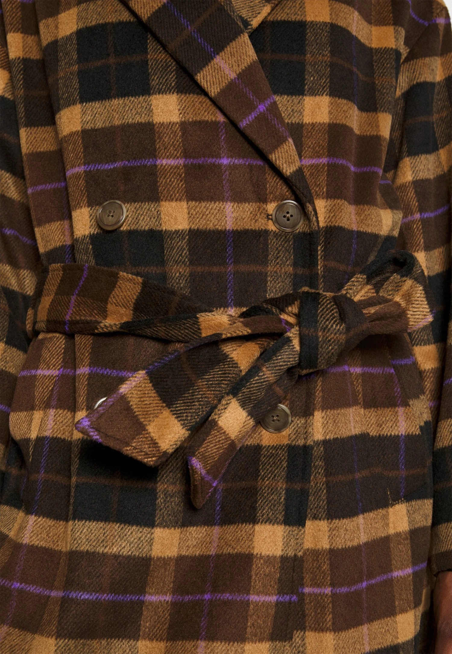 TOM TAILOR Denim Loose Belted Coat - Mantel - Brown 9 TOM TAILOR Denim Loose Belted Coat - Mantel - Brown - Afbeelding 7