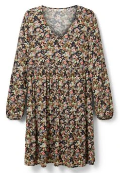 TOM TAILOR Denim Mini Tunic Dress - Jurk - Flower Print -Tom Tailor Winkel 8493361fee0a466c8b2bff087f5ad7e6