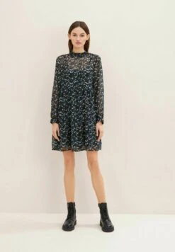 TOM TAILOR Denim Aus Fliessenden Ch - Jurk - Sparkling Dots Print