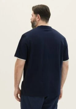 Tom Tailor Gestreiftes - T-Shirt Print - Sky Captain Blue -Tom Tailor Winkel 84fc0b7800b641449ef7048e084fd390