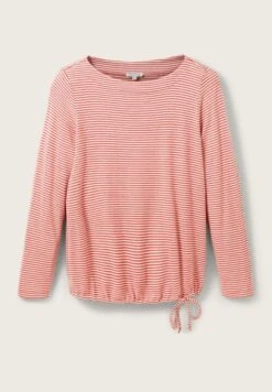 Tom Tailor Gemustertes Mit Schleife - Longsleeve - Pink Beige Stripe -Tom Tailor Winkel 8572d6aea03844f096f2f38009cf7dde